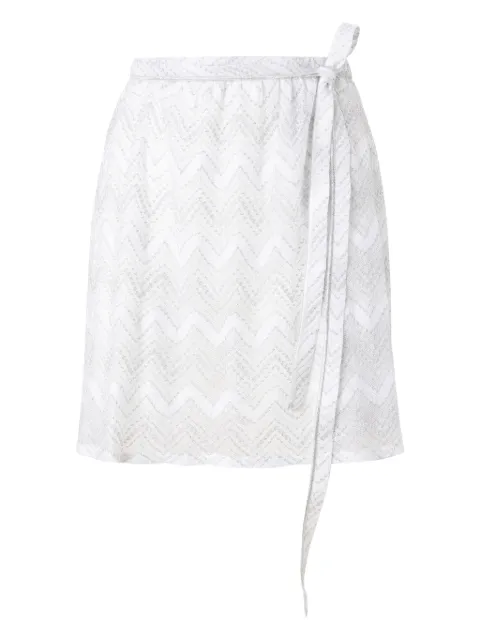 Missoni pareo con motivo en zigzag