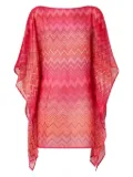 Missoni zigzag beach dress - Pink