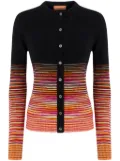 Missoni dégradé-effect cashmere cardigan - Black