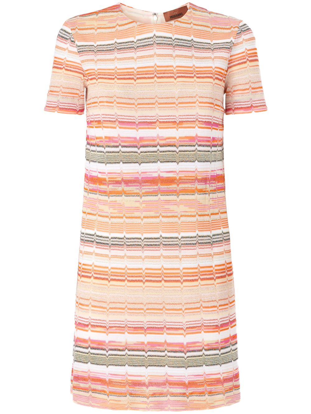 Missoni striped mini dress - Neutrals