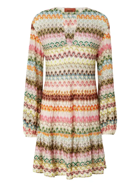 Missoni sicksackmönstrad midiklänning