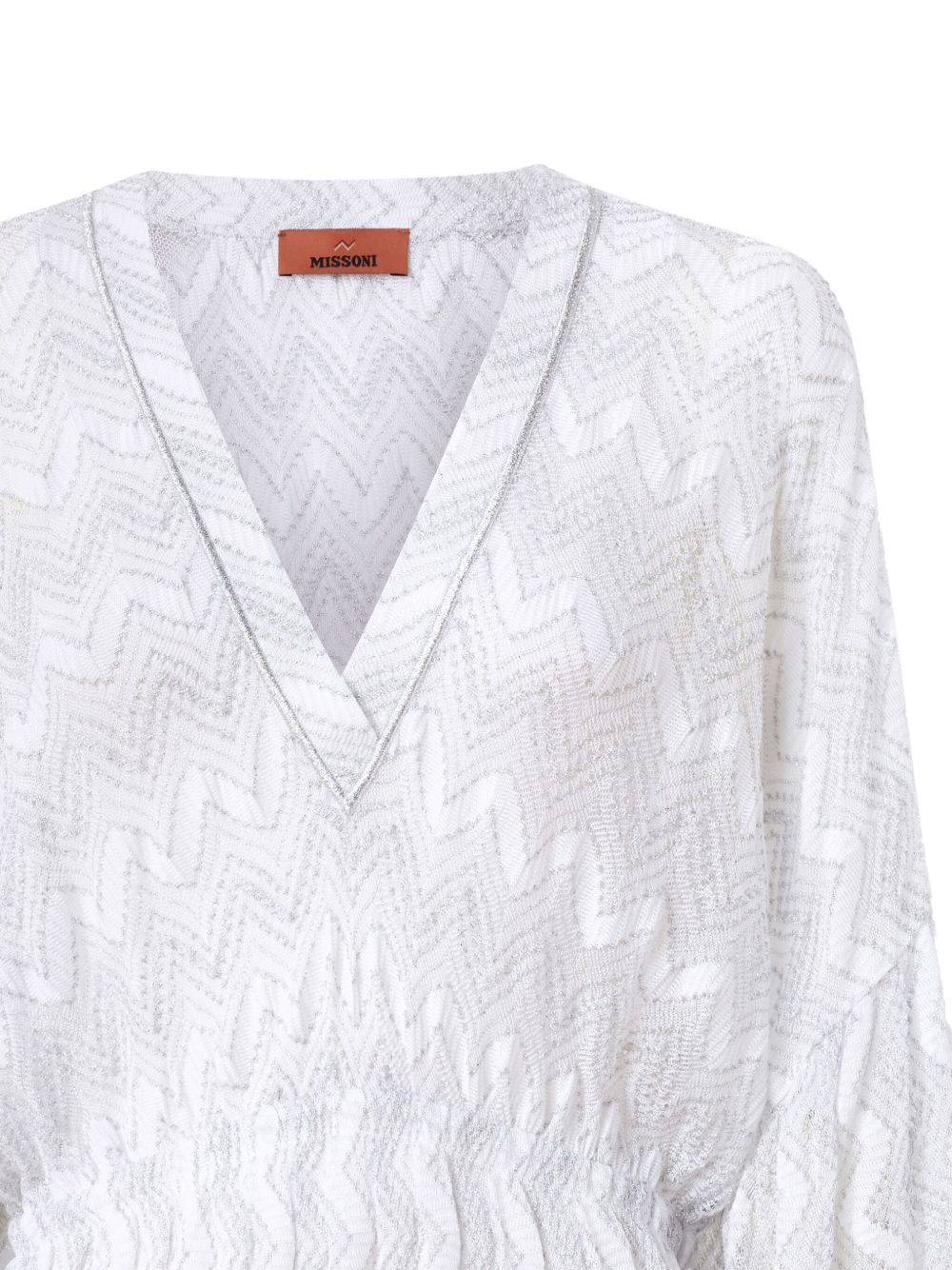 Missoni zigzag cover-up - Wit