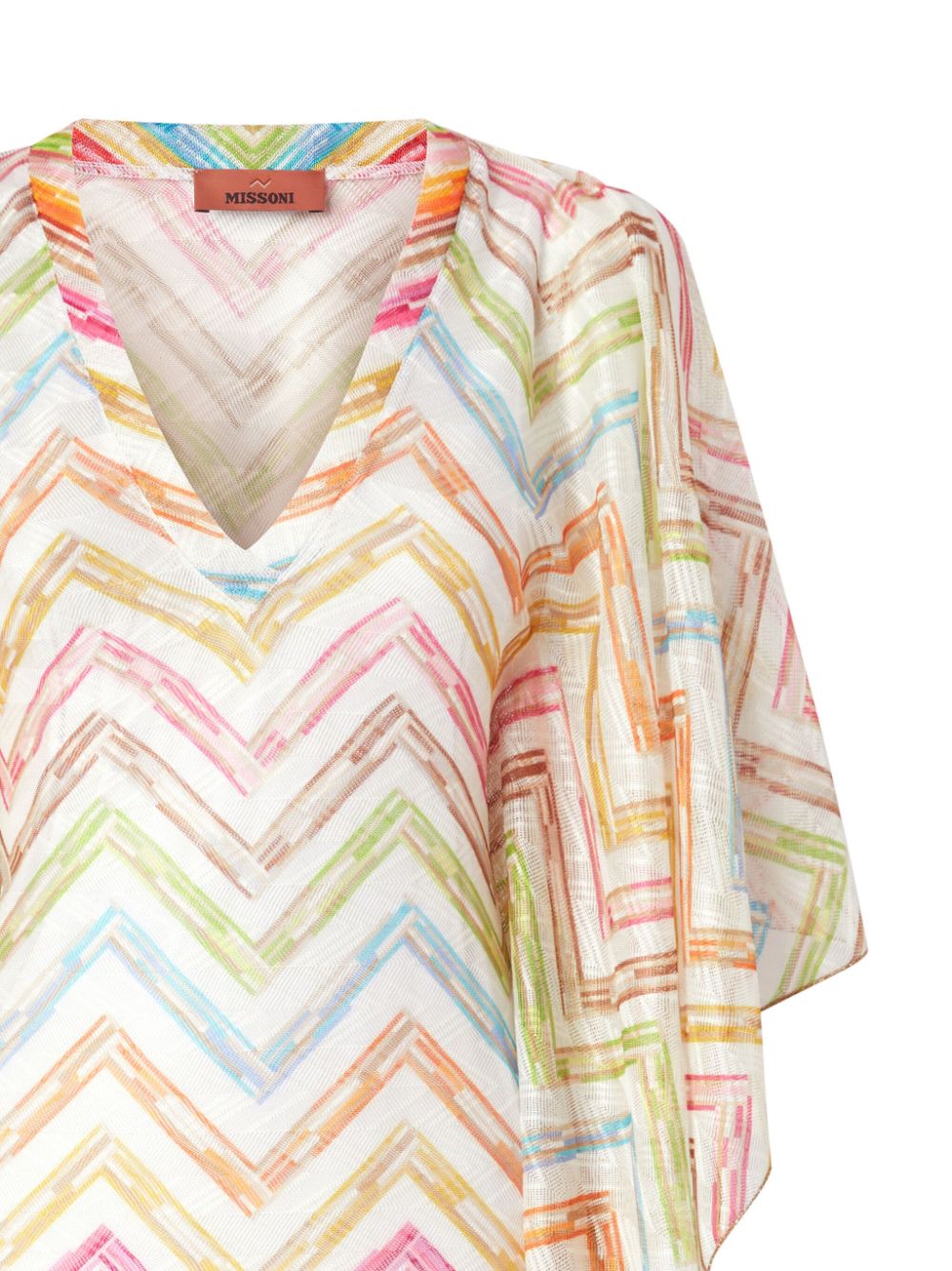 Missoni printed mini dress - Wit