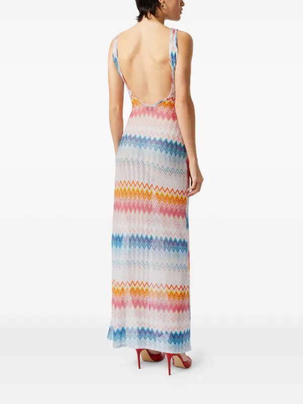 MISSONI 新品タグ付き　大きいサイズ　シルク刺繍チュニック　46 Missoni - Multicolor Zig Zag Turtleneck Top | Mitchell Stores