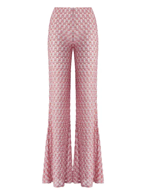 Missoni pantalones de tiro bajo