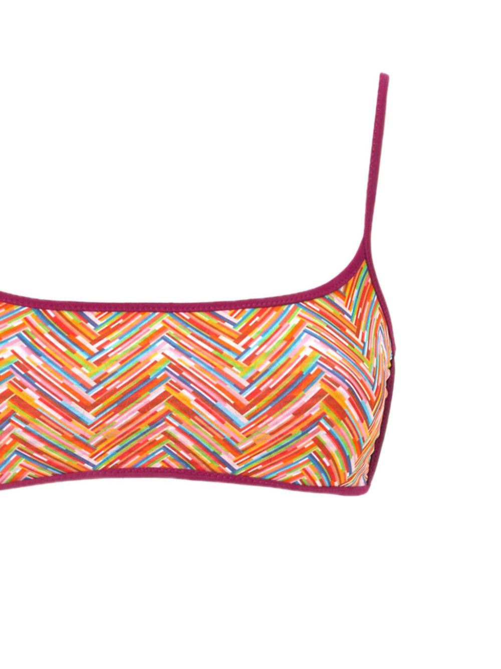 Missoni zigzag-print bikini - Rood