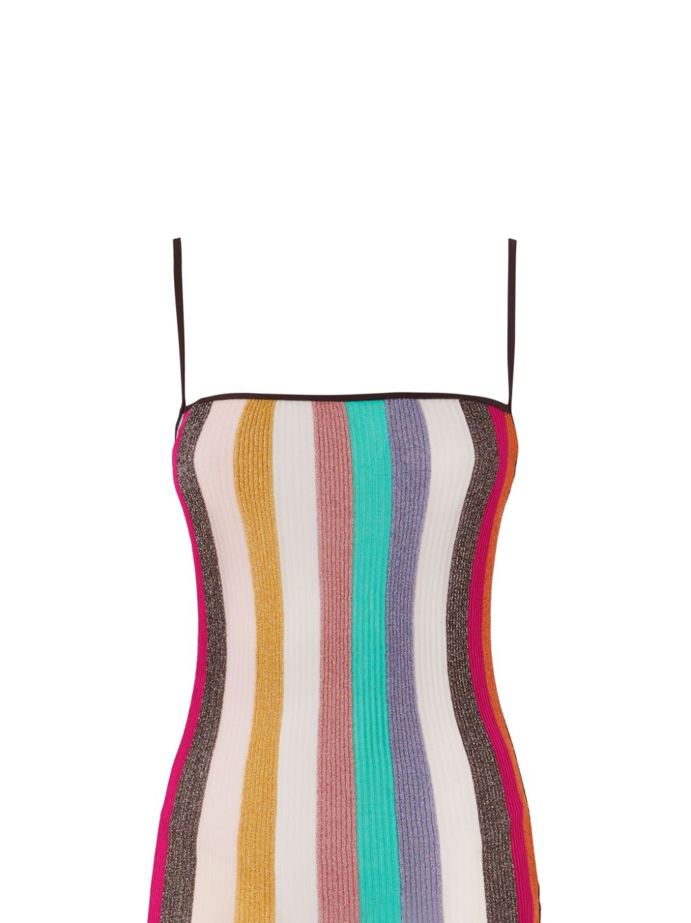 Missoni striped mini dress - Blauw