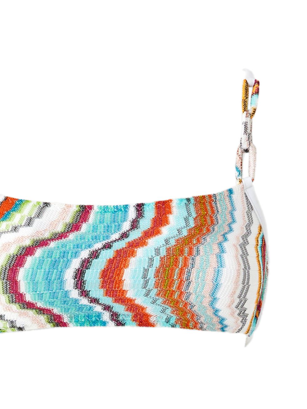 Missoni zigzag-knit bikini set - Blauw