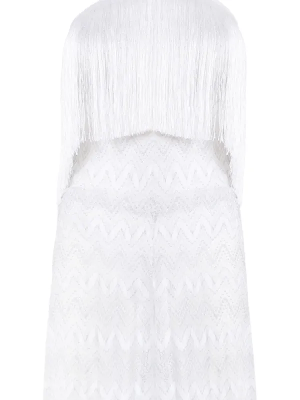 Missoni Zigzag Lamé Jumpsuit | White | FARFETCH