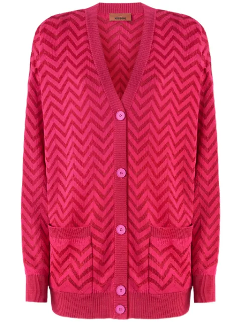Missoni cárdigan con tejido chevron