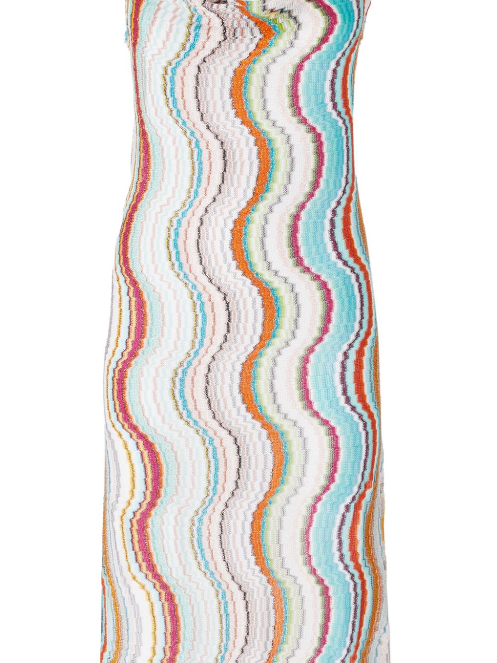 Missoni zigzag maxi dress - Wit