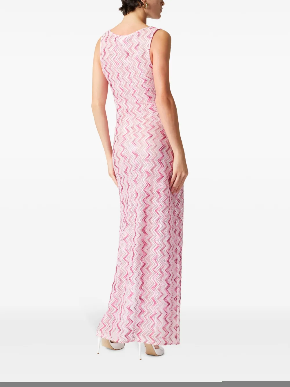 Missoni Strandjurk met zigzag patroon Roze