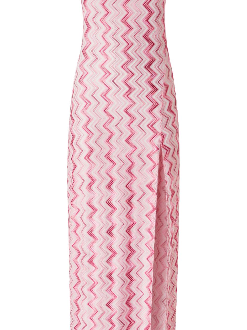 Missoni zigzag beach dress - Roze