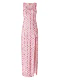 Missoni zigzag beach dress - Pink