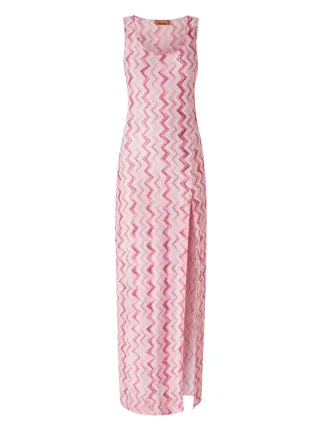 Missoni Zigzag Beach Dress | Pink | FARFETCH