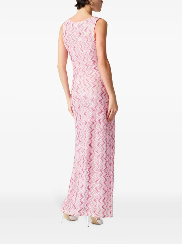 Missoni Zigzag Beach Dress | Pink | FARFETCH