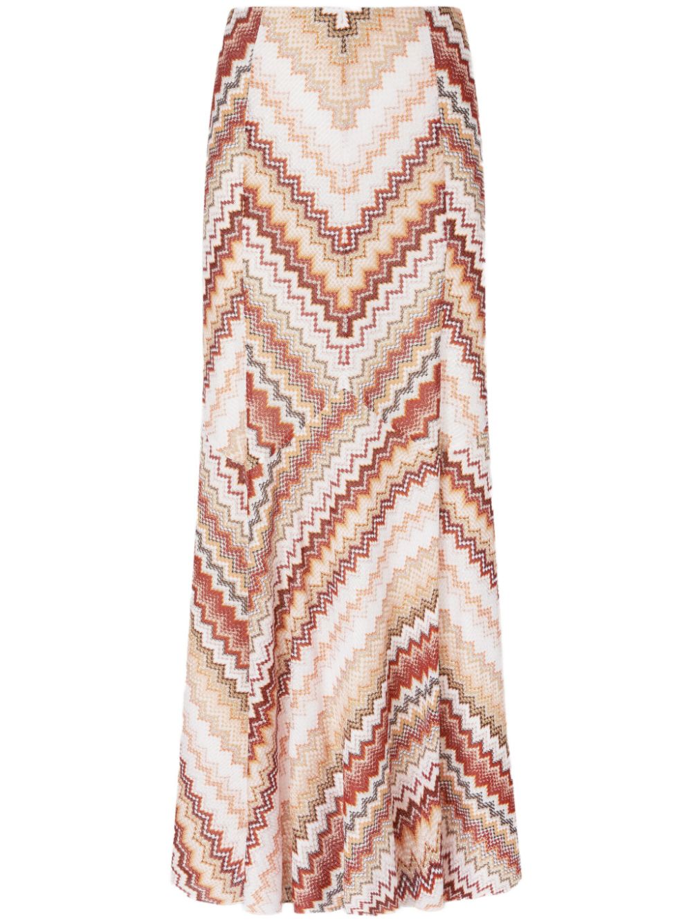 zigzag maxi skirt