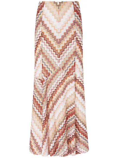 Missoni zigzag maxi skirt