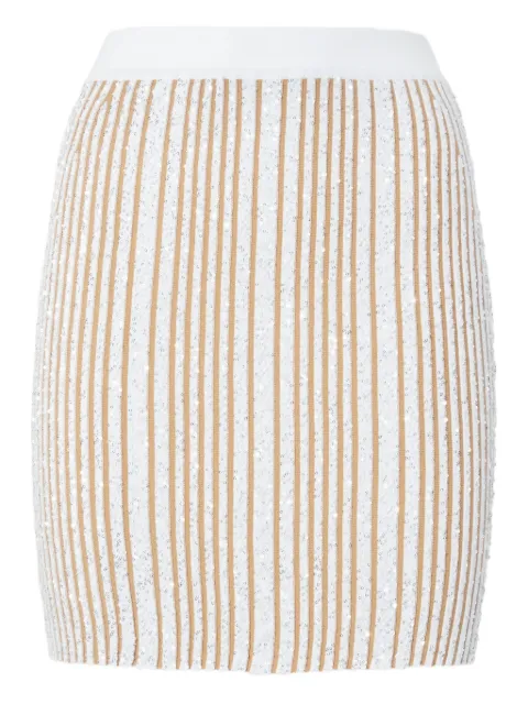Missoni falda de canalé con lentejuelas