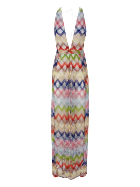 Missoni vestido con motivo en zigzag