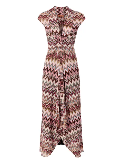 Missoni zigzag-pattern midi dress