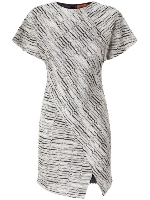 Missoni vestido corto con diseño cruzado