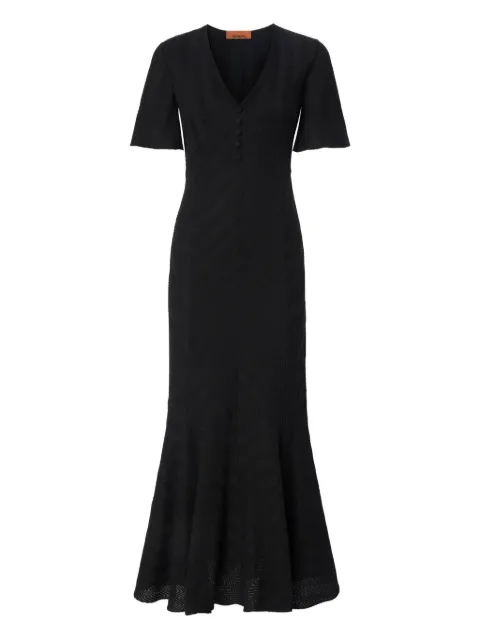 Missoni vestido midi con cuello en V