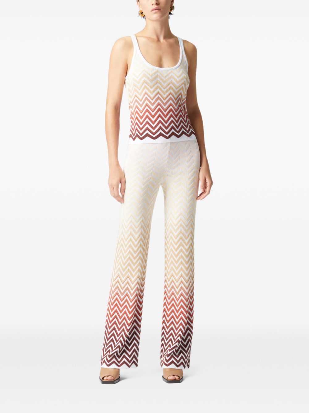 Missoni zigzag trousers - Wit