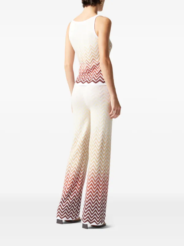 Missoni Zigzag Trousers | White | FARFETCH