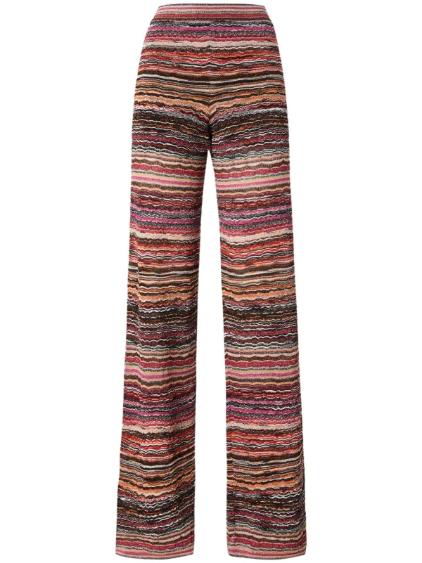 Missoni ストライプ パンツ | レッド | FARFETCH JP