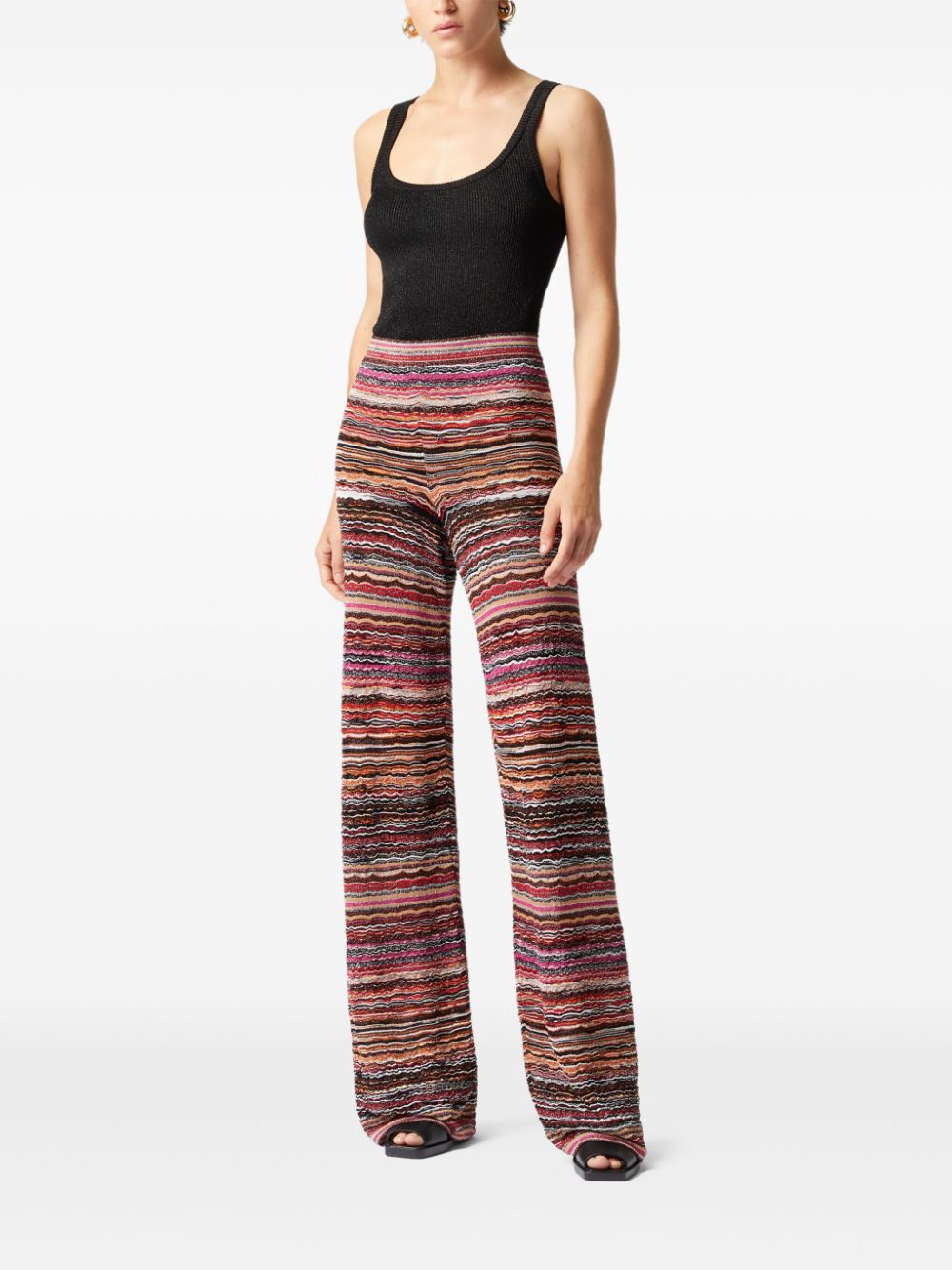 Missoni striped trousers - Rood