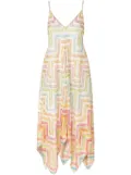 Missoni printed beach dress - White