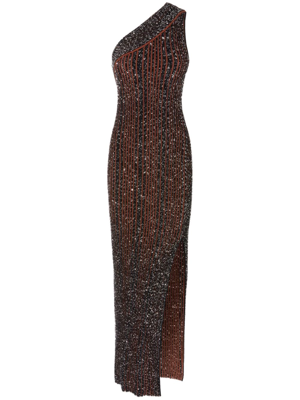 Missoni Geribbelde maxi-jurk Zwart