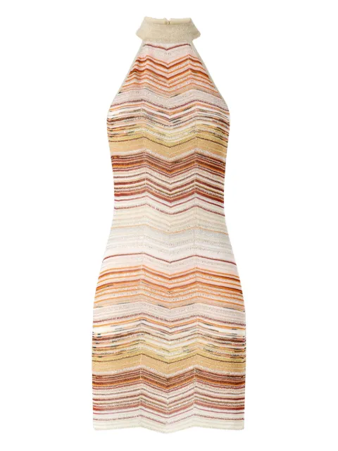 Missoni vestido corto con motivo en zigzag