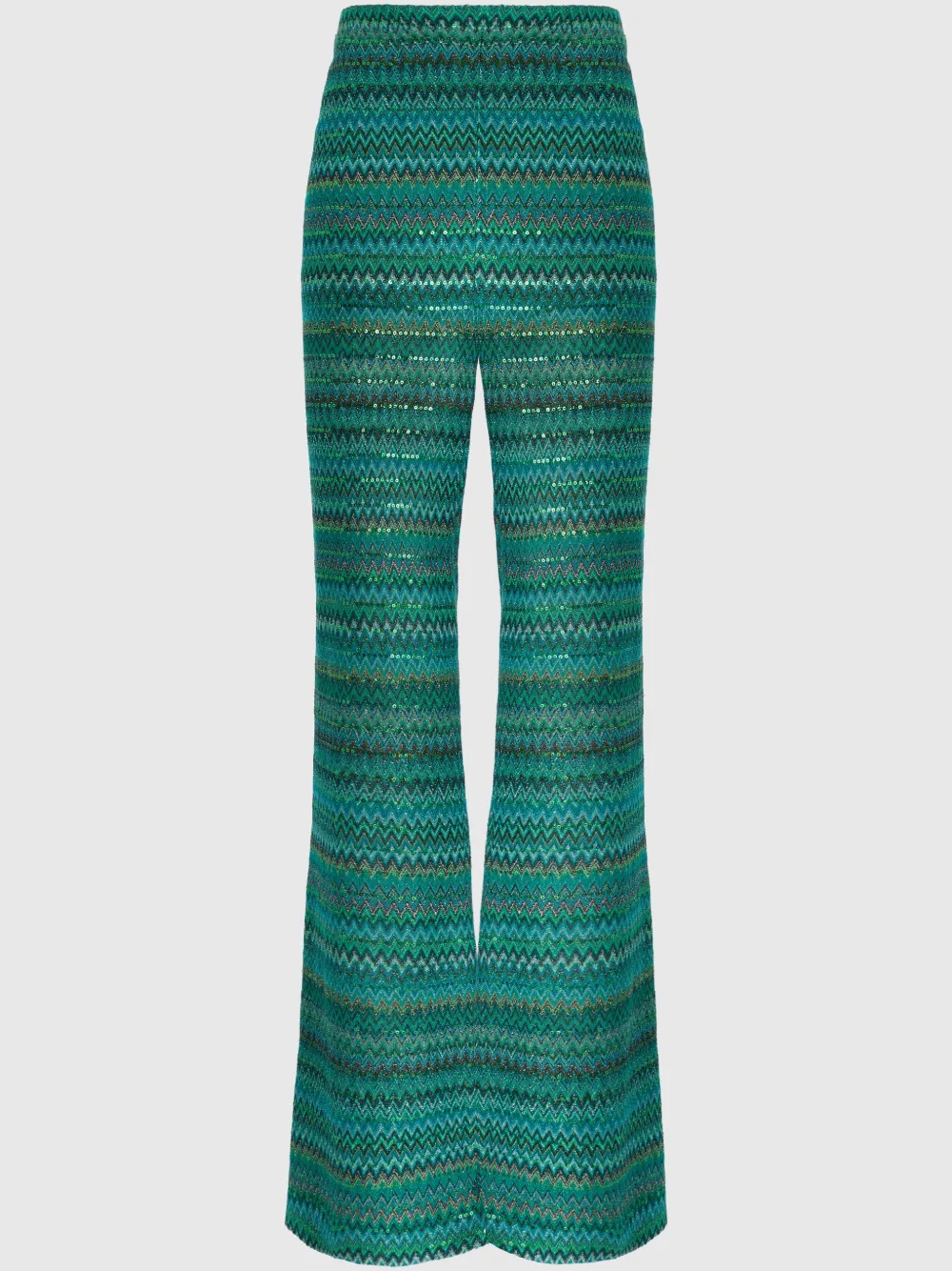 MISSONI ZIGZAG FLARED TROUSERS