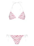 Missoni zigzag-pattern bikini - White