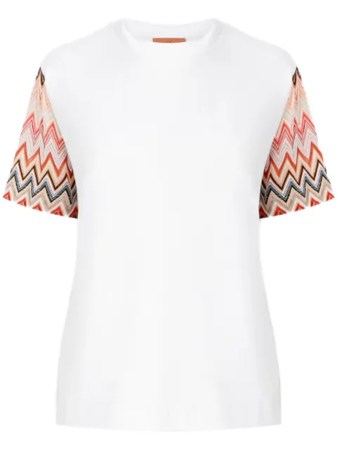 Missoni playera con mangas en contraste