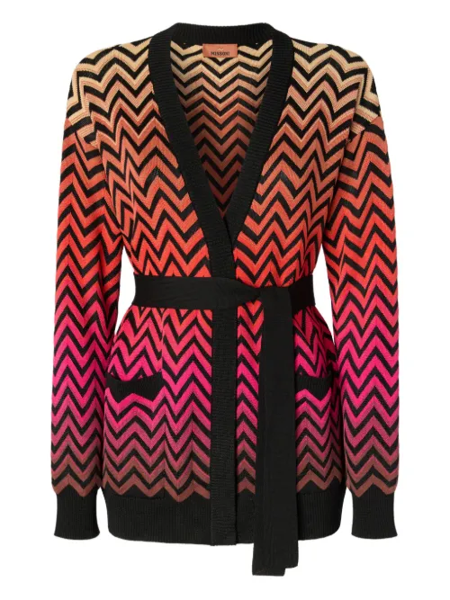 Cardigan à motif de chevrons - Missoni - Modalova