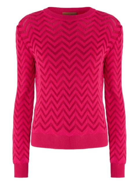 Missoni chevron crew-neck sweater