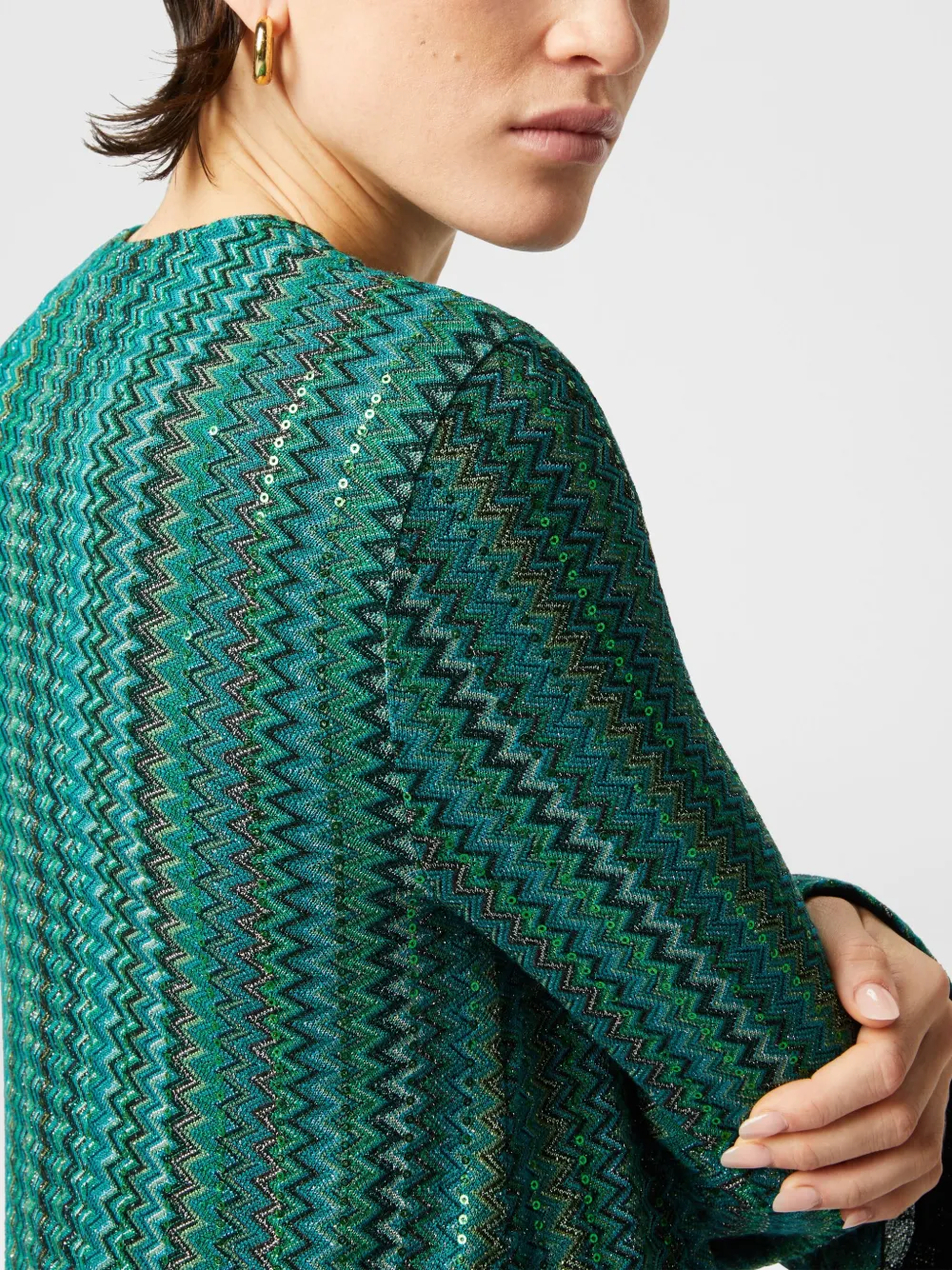Missoni Zigzag vestjas Groen