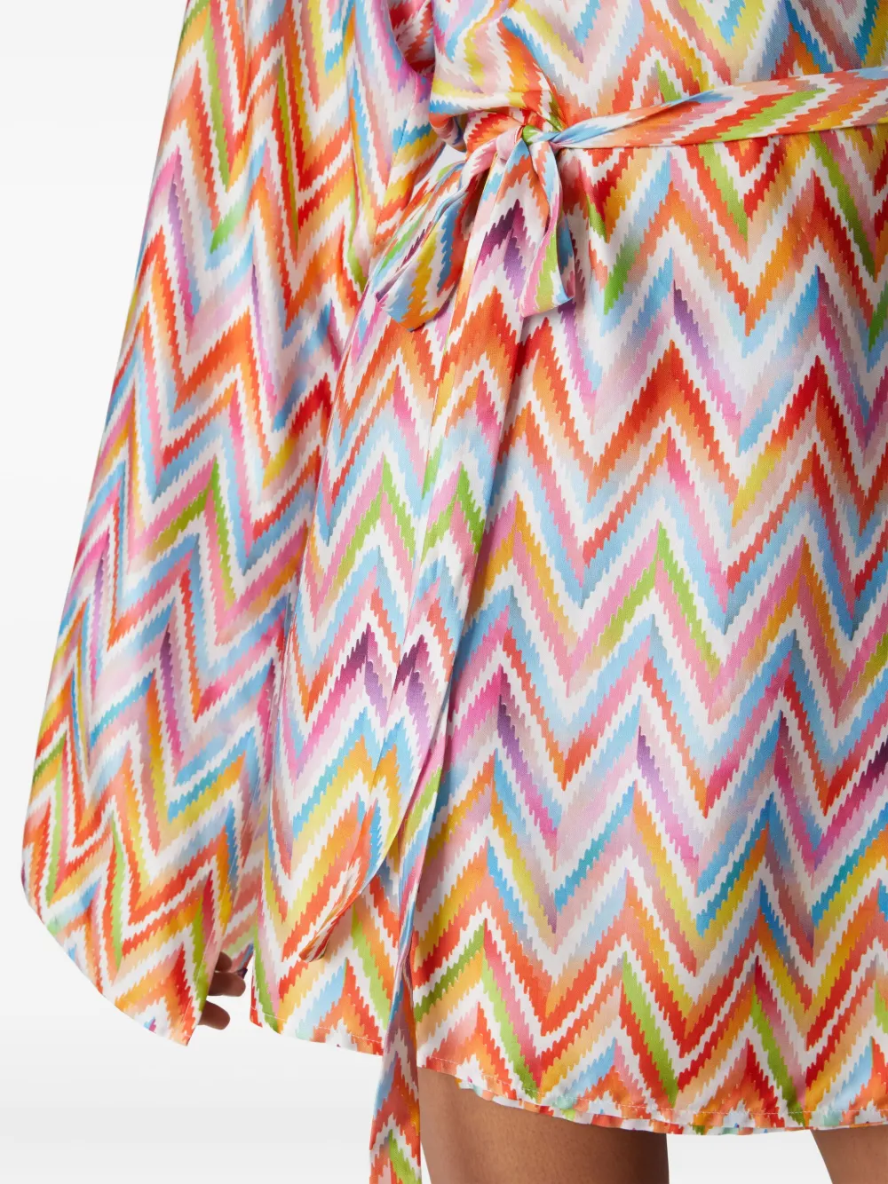 Missoni Mini-jurk met zigzag patroon Oranje