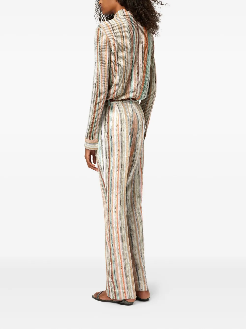 Missoni Gestreept blouse Beige