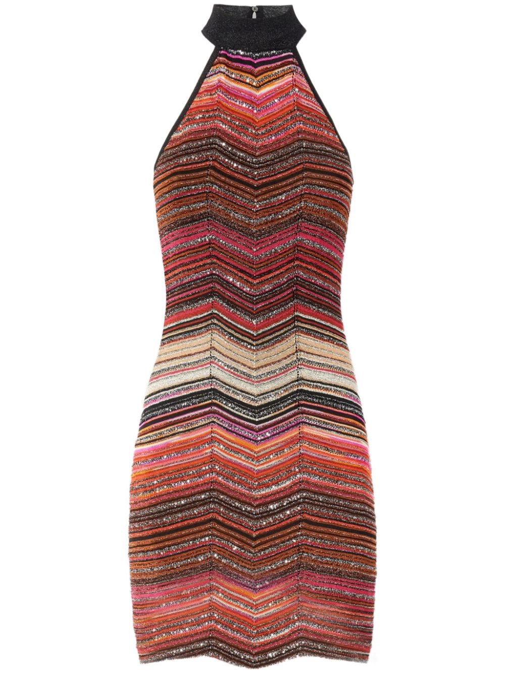 Missoni Mini-jurk met zigzag patroon Zwart