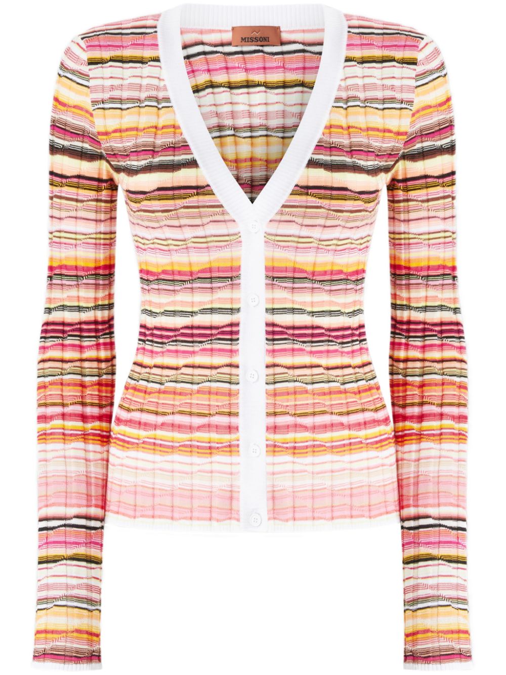 Missoni striped cardigan Roze