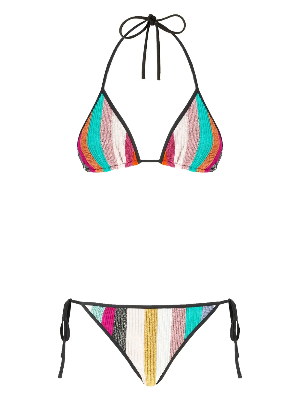 Missoni Gestreepte bikini Zwart