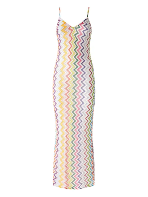 Missoni Abito con motivo a zigzag