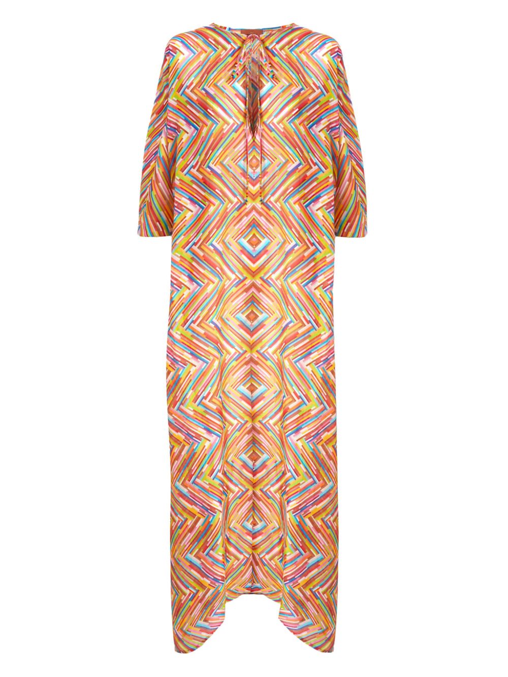 Missoni printed maxi dress - Orange