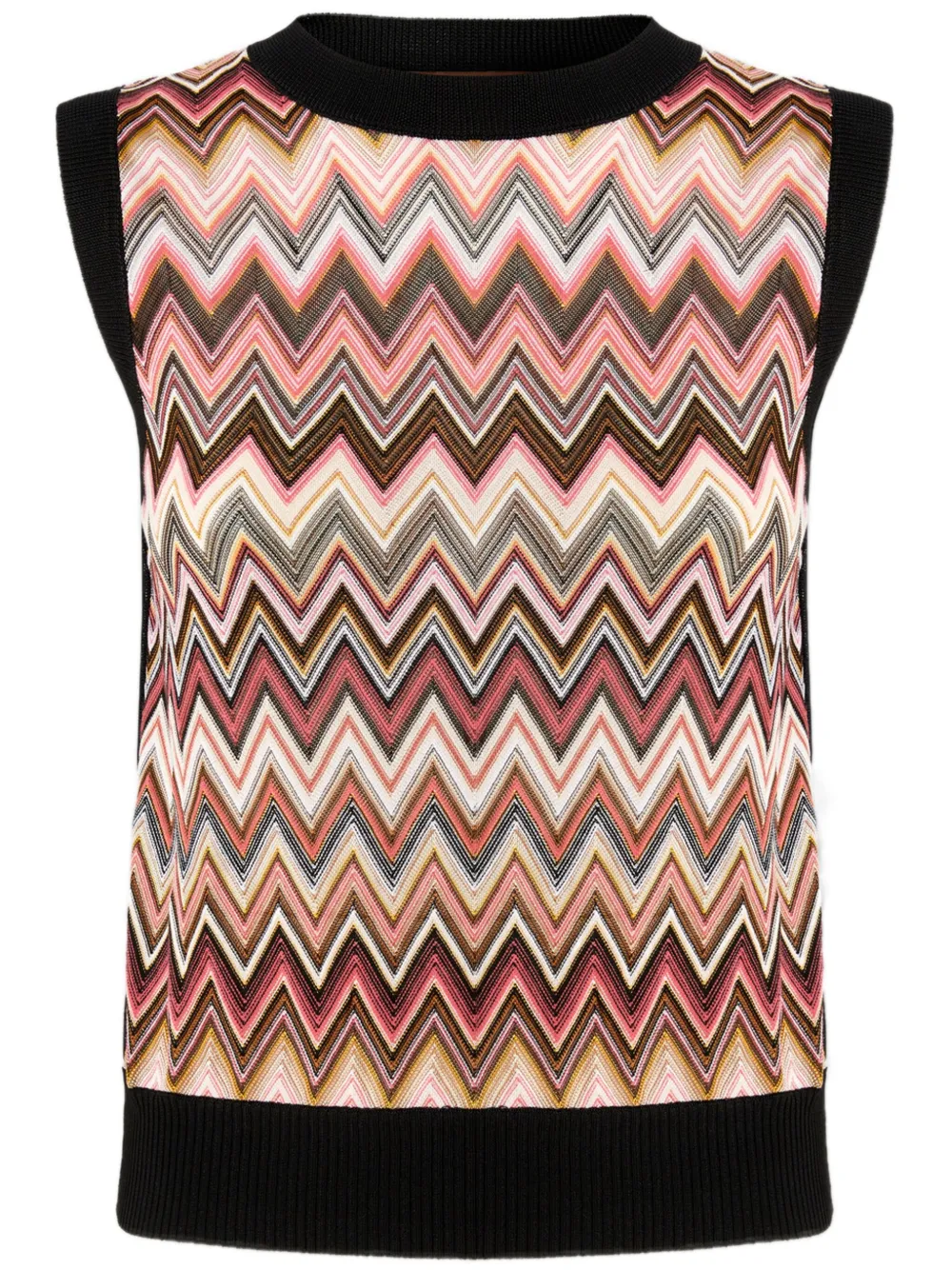 Missoni zigzag-pattern tank top - Black