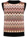 Missoni zigzag-pattern tank top - Black