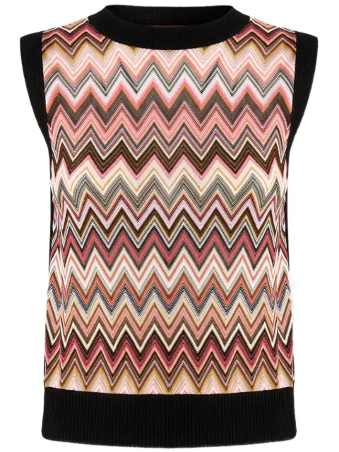 Missoni zigzag-pattern tank top 
